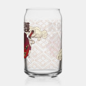 verre a cannette masque hannya (Gauche)