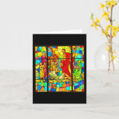 Verre à carte pour notes-44 (Fleur jaune)