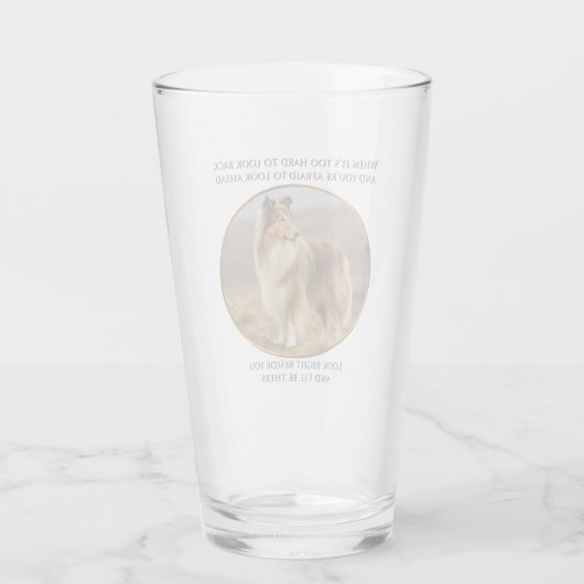 Verre À Côté De Vous Collie (Dos)