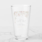 Verre à Fête des mariées florale (Dos)