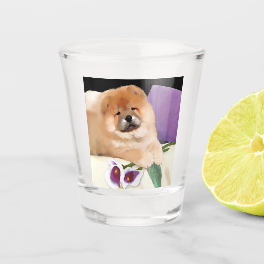 Verre à liqueur de bouffe de CALLIE (Devant)