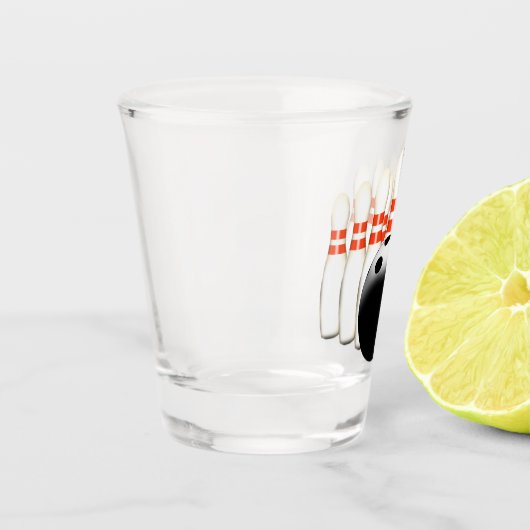 Verre à liqueur de bowling (Gauche)