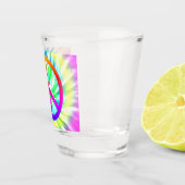 Verre à liqueur de conception de signe de paix de (Droite)