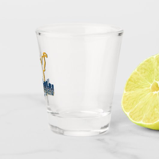 Verre à liqueur de la Virginie Occidentale (Droite)