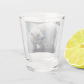 Verre à liqueur d'ours blanc (Dos)