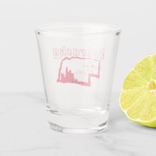 Verre à liqueur du Nébraska (Dos)