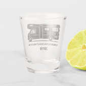 Verre à liqueur fait sur commande de camping-car (Dos)