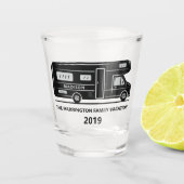 Verre à liqueur fait sur commande de camping-car (Devant)