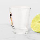 Verre à liqueur nommé fait sur commande de la vie (Droite)