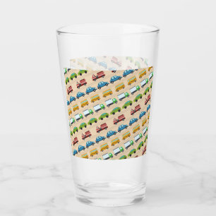 verre à motif noir