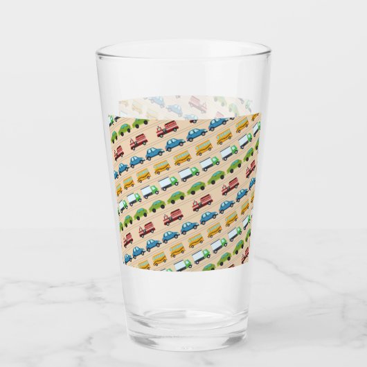 verre à motif noir (Devant)