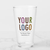 Verre à pint personnalisé 470ml avec votre logo sa (Devant)