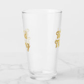 Verre à Pint Typographie Wild Thing Or (Gauche)