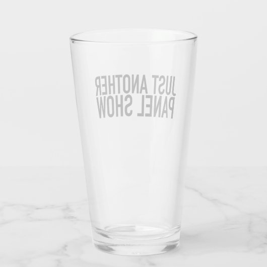 Verre à pinte à panneau (Dos)