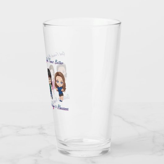 Verre à pinte - Bons amis (Gauche)