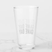 Verre à pinte en gras « Game Day Repeat » (Dos)