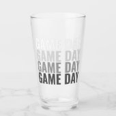 Verre à pinte en gras « Game Day Repeat » (Devant)