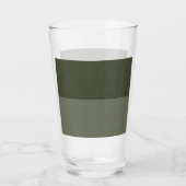 Verre à pinte vert mousse à deux tons (Dos)