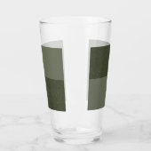 Verre à pinte vert mousse à deux tons (Gauche)