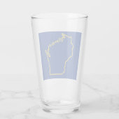 verre à pinte wisconsin (Dos)