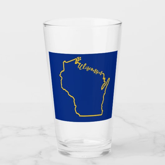 verre à pinte wisconsin (Devant)
