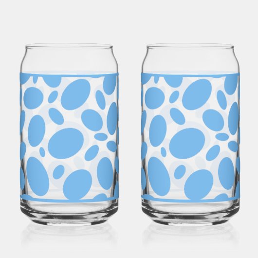 Verre à points bleus (Recto)
