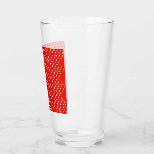 Verre à points rouges (Gauche)
