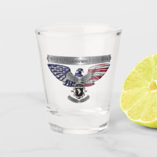 Verre A Shot 101e division aéroportée "Fière d'avoir servi"