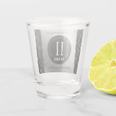 Verre A Shot 11ème anniversaire de Mariage en acier (Dos)