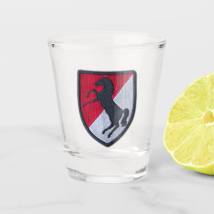 Verre A Shot 11ème Vétérinaires de Blackhorse de régiment d