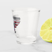 Verre A Shot 173e "Fière d'avoir servi" (Droite)