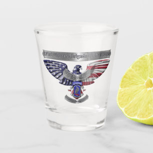 Verre A Shot 173e "Fière d'avoir servi"