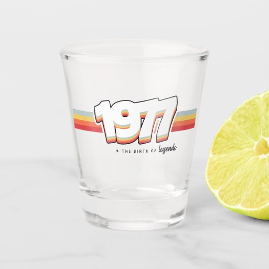 Verre A Shot 1977 La naissance des légendes (Devant)