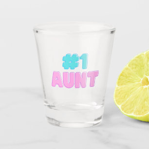 Verre A Shot #1 Tante Autocollant