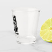 Verre A Shot 21e anniversaire masculin moderne (Droite)