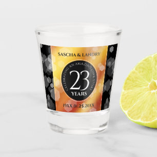 Verre A Shot 23e anniversaire de Mariage de Topaz impérial