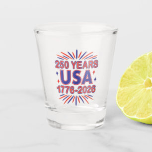 Verre A Shot 250 ans USA Semiquinentenaire 1776-2026