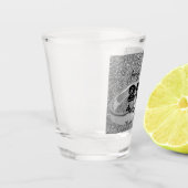 Verre A Shot 25e anniversaire Mariage personnalisé (Gauche)