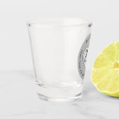 Verre A Shot 25e Mug du Mariage de l'argent (Gauche)