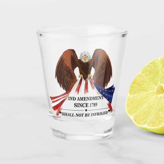 Verre A Shot 2e amendement Oreiller (Devant)