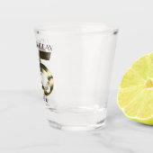 Verre A Shot 35e anniversaire d'or métallique (Droite)