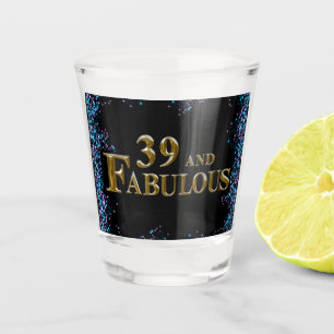 Verre A Shot 39e anniversaire