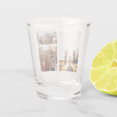 Verre A Shot 3 Collage photo personnalisé (Dos)