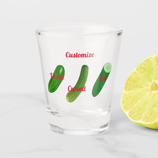 Verre A Shot 3 concombres Thunder_Cove (Devant)