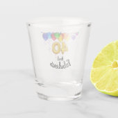 Verre A Shot 40 et fabuleux ballons d'anniversaire (Dos)