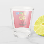 Verre A Shot 40 et fabuleux ballons d'anniversaire (Dos)