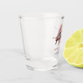 Verre A Shot 40e anniversaire Chic Parties scintillant Ombre (Gauche)