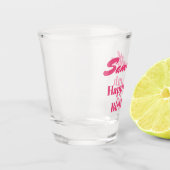 Verre A Shot 40e anniversaire de Pink Happy (Gauche)