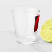 Verre A Shot 40th Ruby Wedding Anniversary Rose husband & wife (Gauche)