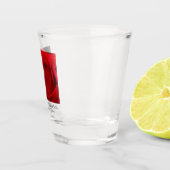 Verre A Shot 40th Ruby Wedding Anniversary Rose husband & wife (Droite)